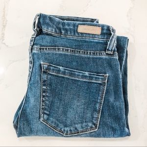 BLANKNYC Ripped Mid Rise Skinny Ankle Jeans